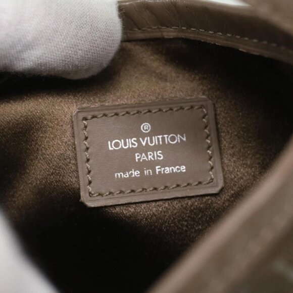 LOUIS VUITTON Monogram Satin Little bucket Hand Bag Beige M92145 LV Auth am3521A - Picture 10 of 16